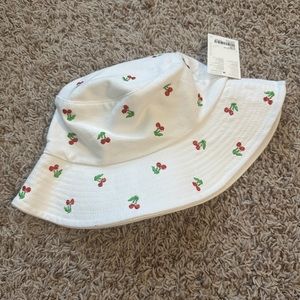 NWT, Forever 21 Cherry Bucket Hat